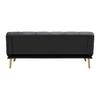 BÄDDSOFFA ALVA - svart/naturfärgad, Modern, trä/textil (185/80/88cm) - Bessagi Home