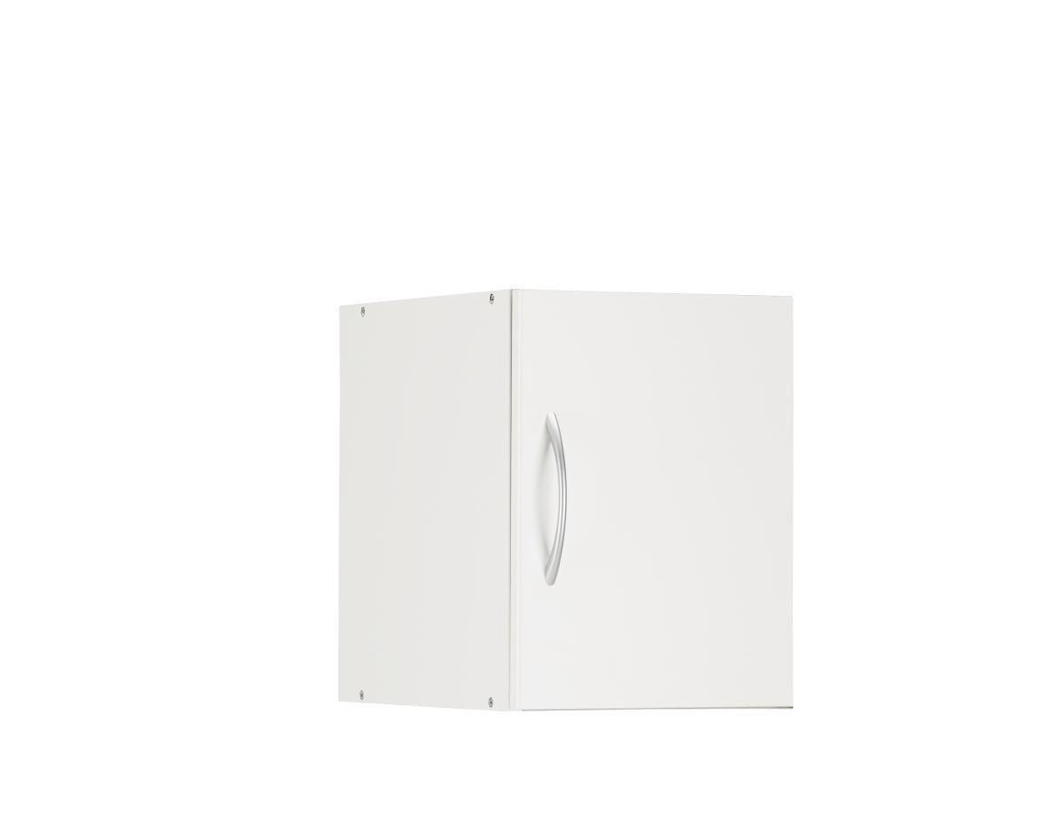 Nastavek Za Omaro Mrk, Bela - bela/barve aluminija, Konvencionalno, umetna masa/leseni material (30/40/40cm) - Mömax