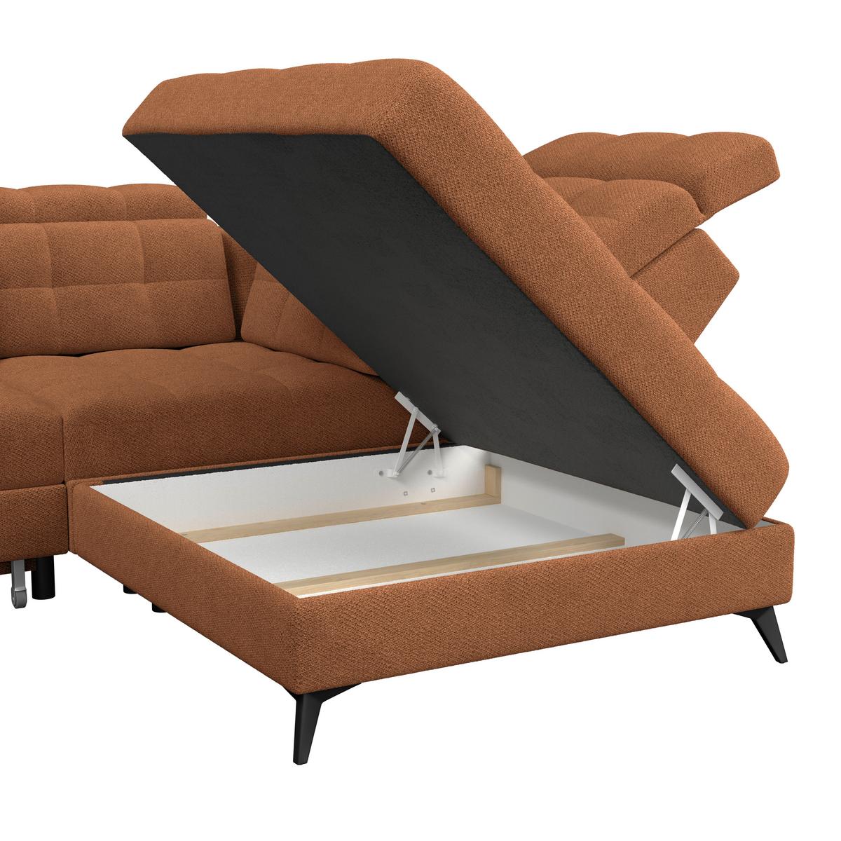 Coltar BARLETTA - teracotă, Romantik / Landhaus, textil (289/228cm) - Luca Bessoni