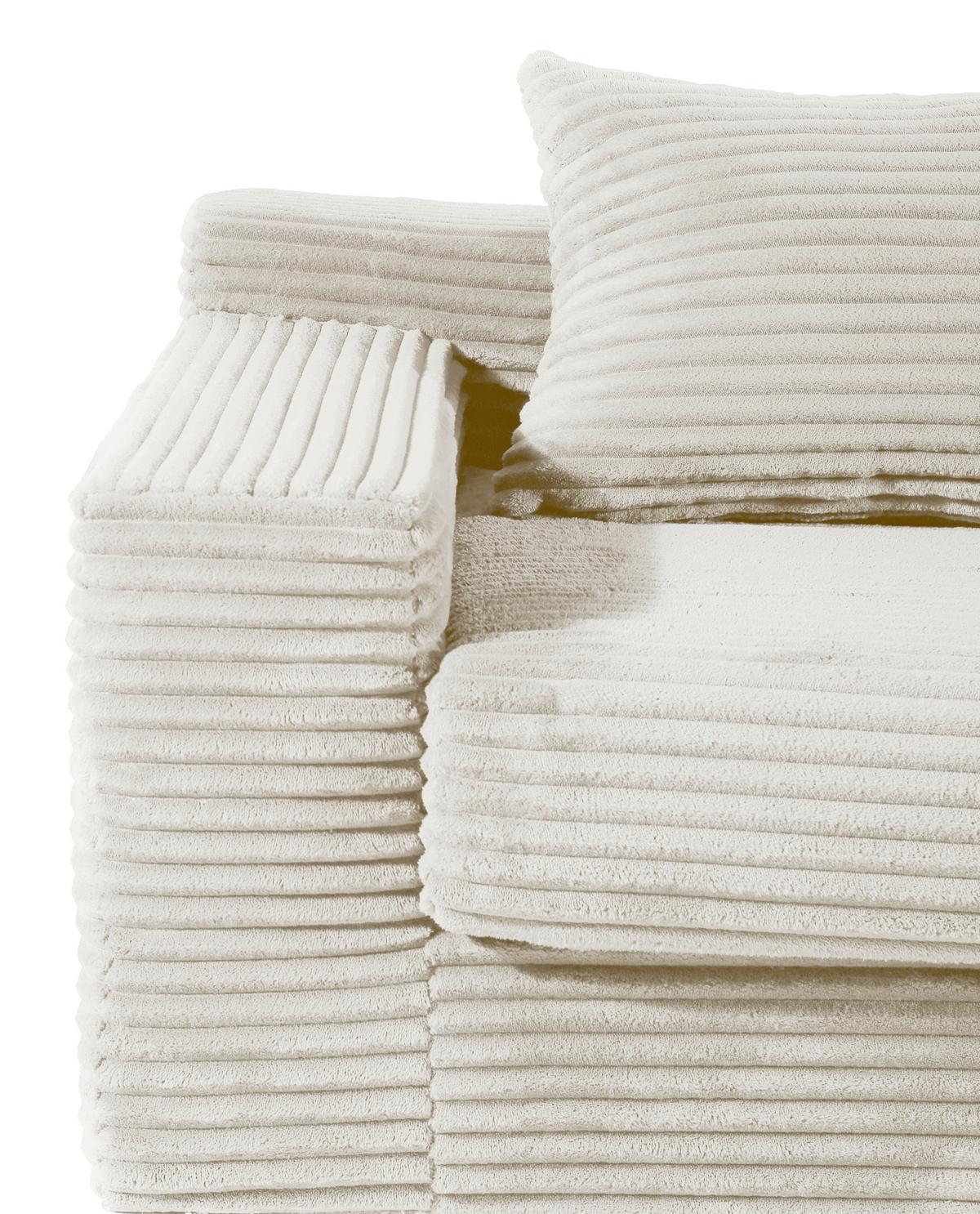 Dvosed Clea, Bež - bež, Design, tekstil (203/60/100cm) - P & B