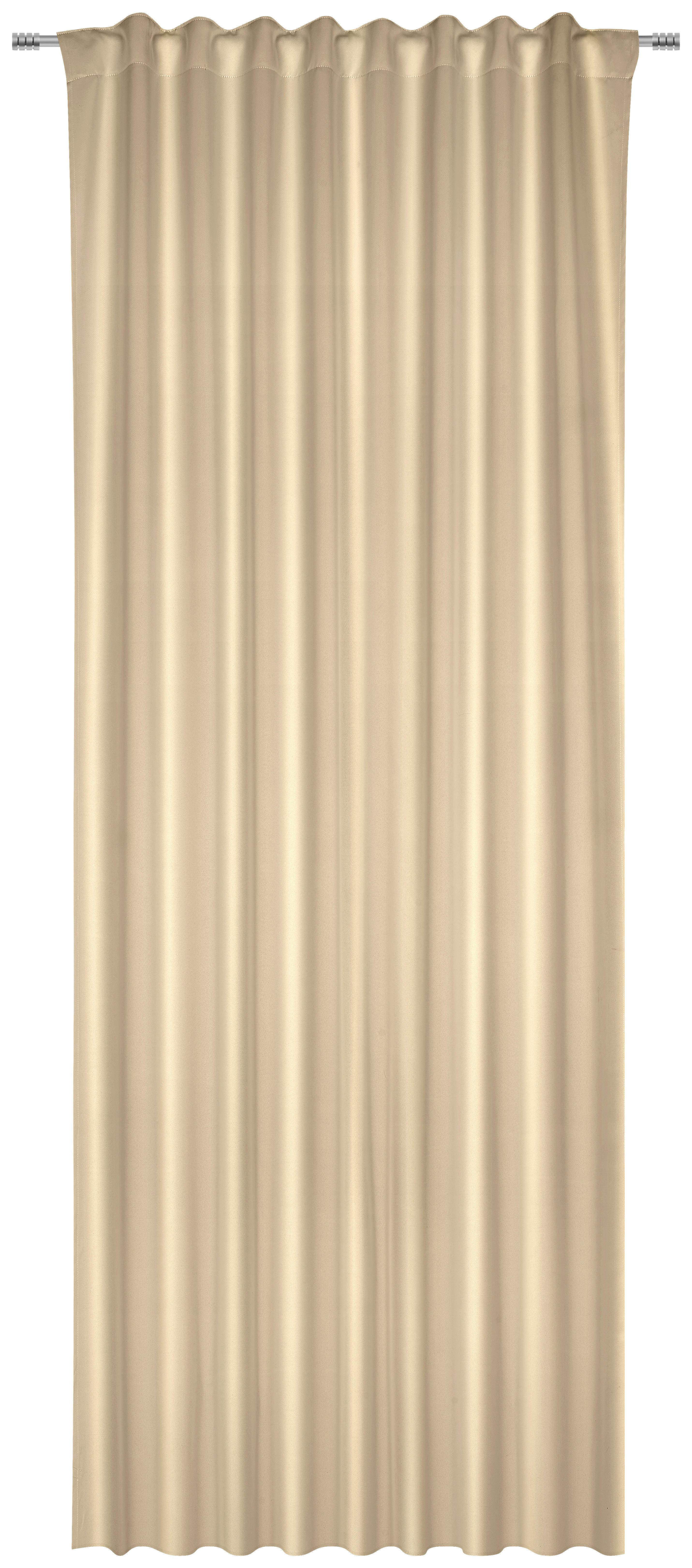 ZASŁONA ZACIEMNIAJĄCA BLACKY - beżowy, Basics, tkanina (140/300cm) - Esposa