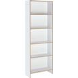 Regal in Weiß mit 5 Fächer - Weiß, MODERN, Holzwerkstoff (60/175/24cm) - MÖMAX modern living