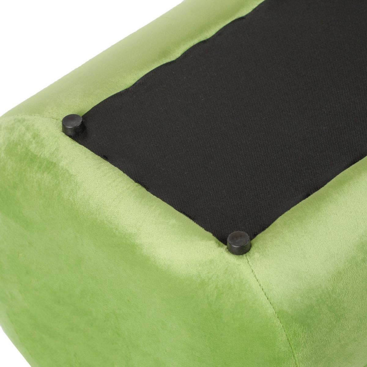 Ülőke Zöld Deho - zöld, Modern, faalapú anyag/textil (37/37cm)