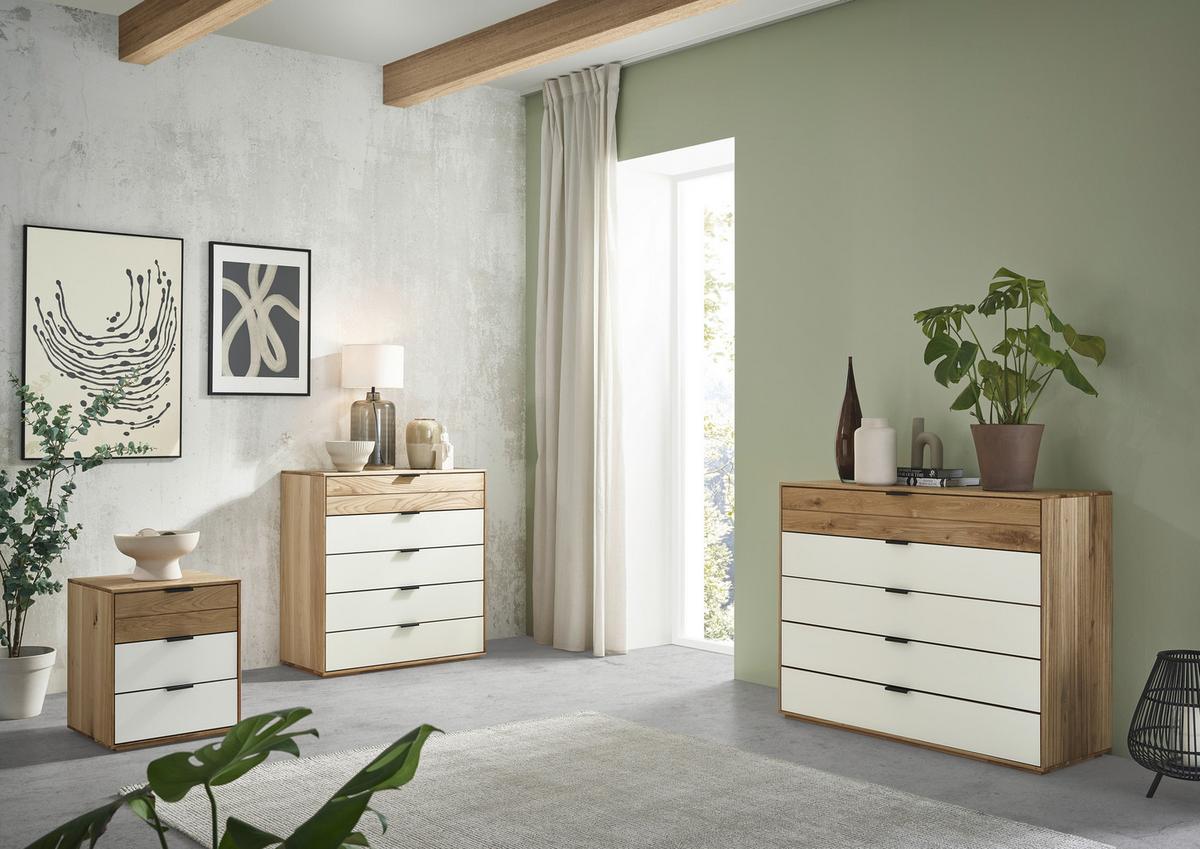 SZAFKA NOCNA MULTIPLEX - kolor dębowy/kaszmir, Natur, metal/drewno (50/58,4/44cm) - Valnatura