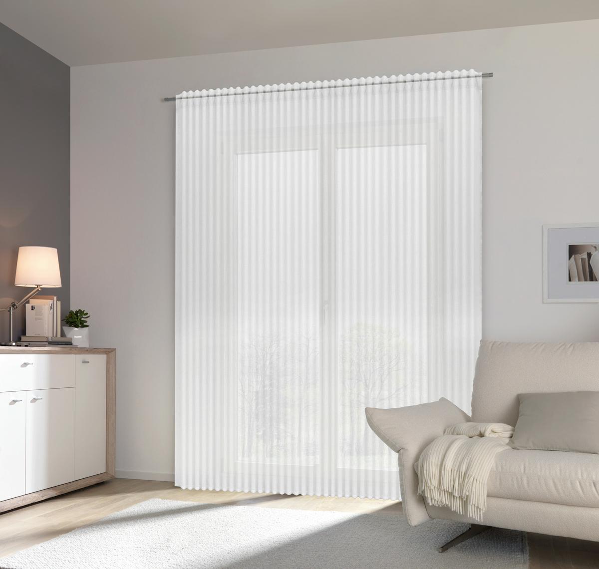 FIRANA GOTOWA MARLENE - biały, Basics, tkanina (600/245cm) - Esposa