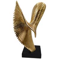 Objekt Dekorativni Adele - zlatne boje/crna, Moderno, prirodni materijali (22/38/18cm) - Mömax