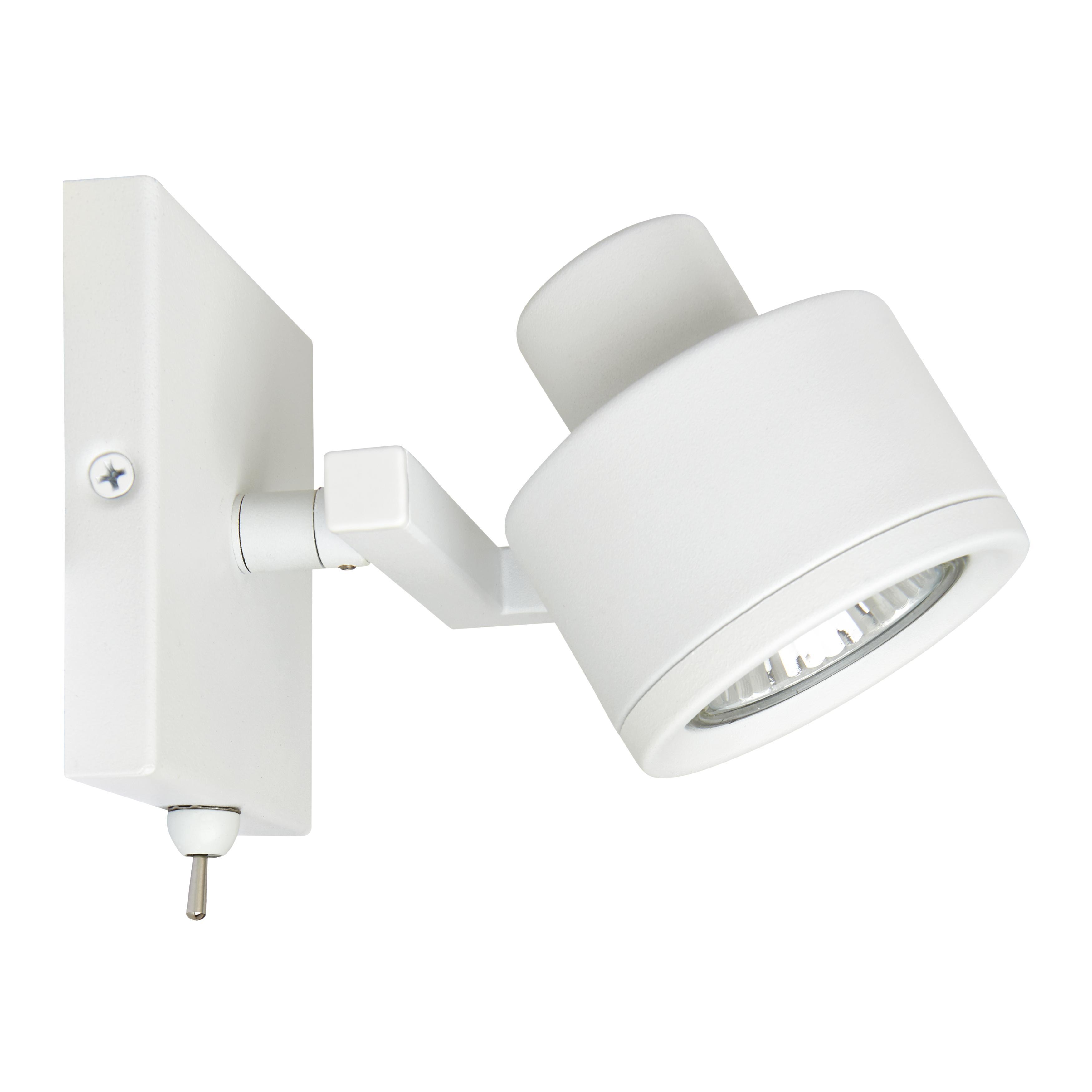 LED-Strahler max. 42 Watt 'Sam' - Weiß, MODERN, Metall (9/9/13,5cm) - Bessagi Home