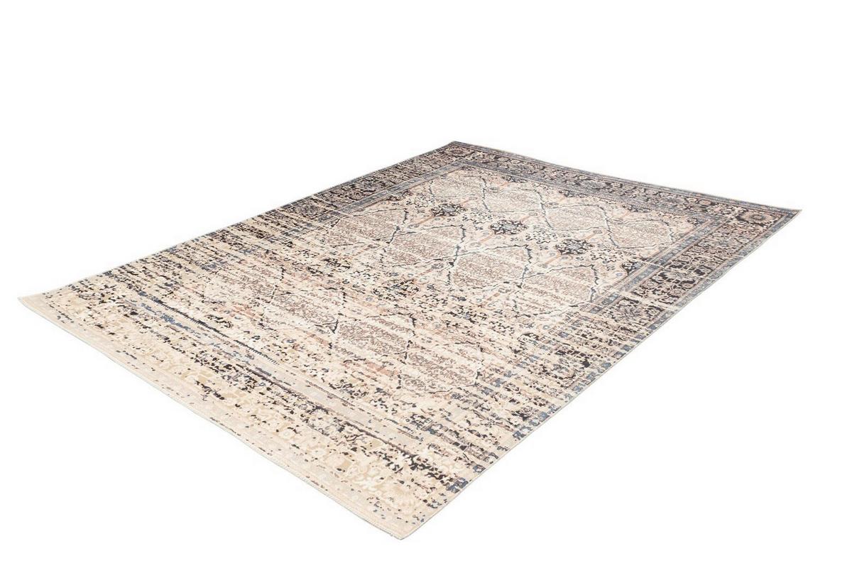 FLACHWEBETEPPICH Galaxy 1400 Beige / Blau - Blau/Beige, Basics, Textil (200/290cm) - Kayoom