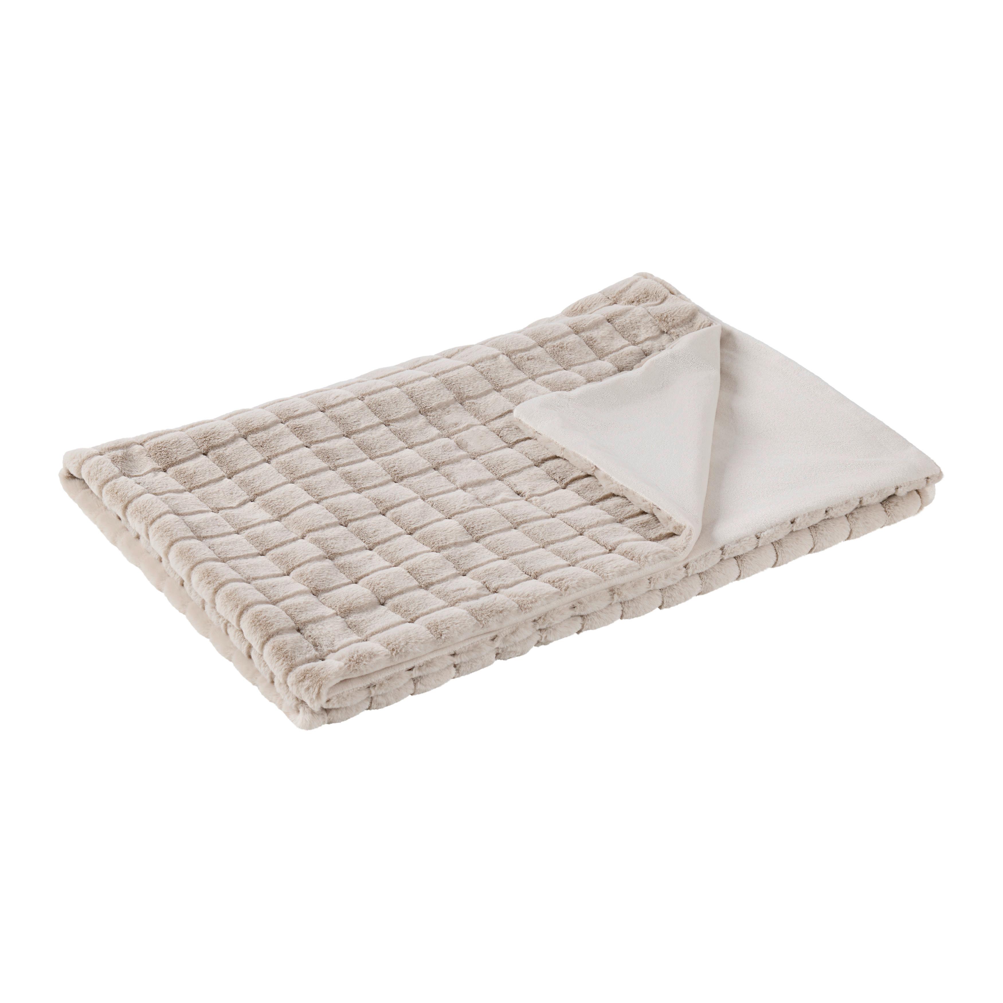 Kuscheldecke Olav Beige ca. 130x170cm - Beige, Textil (130/170cm) - Mömax