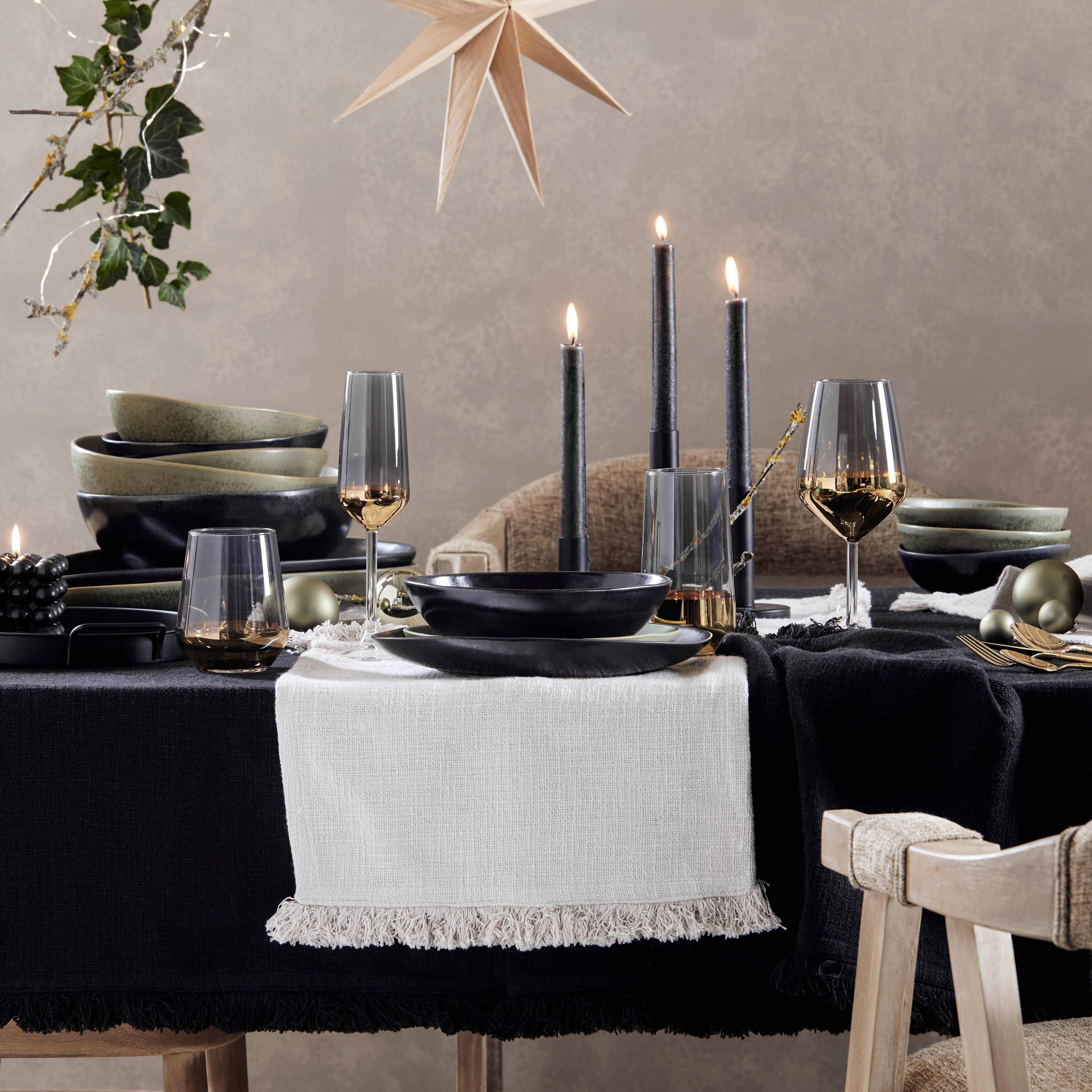Salátástál Gourmet - M - fekete, Modern, kerámia (26,5/21/9cm) - Premium Living