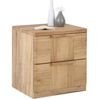 Nachtkästchen in Eichefarben - Eichefarben, KONVENTIONELL, Holz (45/48,5/40cm) - ecoTree