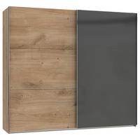Ormar S Kliznim Vratima Level 36c - siva/boje hrasta, Moderno, drvni materijal (250/216/65cm) - Modern Living