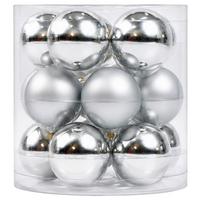 Christbaumkugel Noel Silberfarben, 15-teilig - Silberfarben, Glas (6cm) - Mömax
