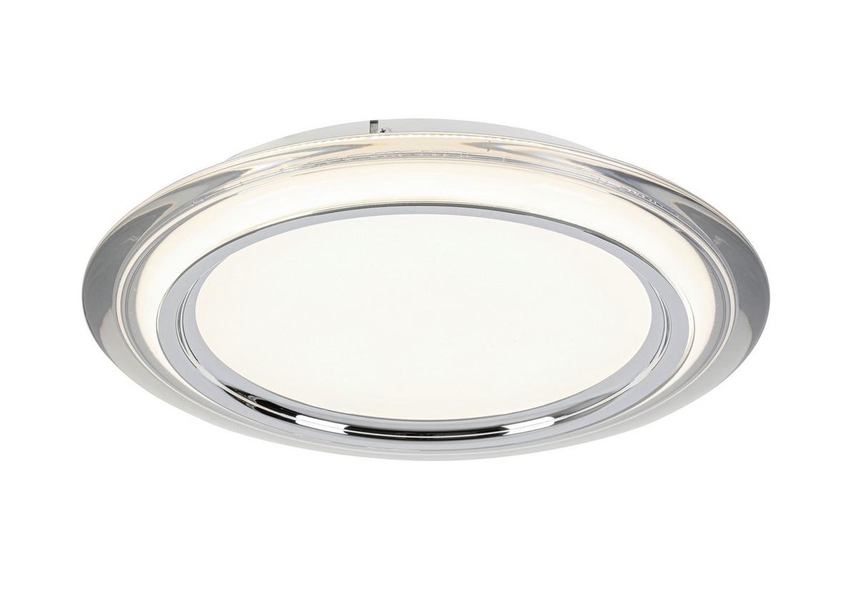 LAMPA SUFITOWA LED MACON *SBN* - biały/przezroczysty, Design, tworzywo sztuczne/metal (45/6cm) - Novel