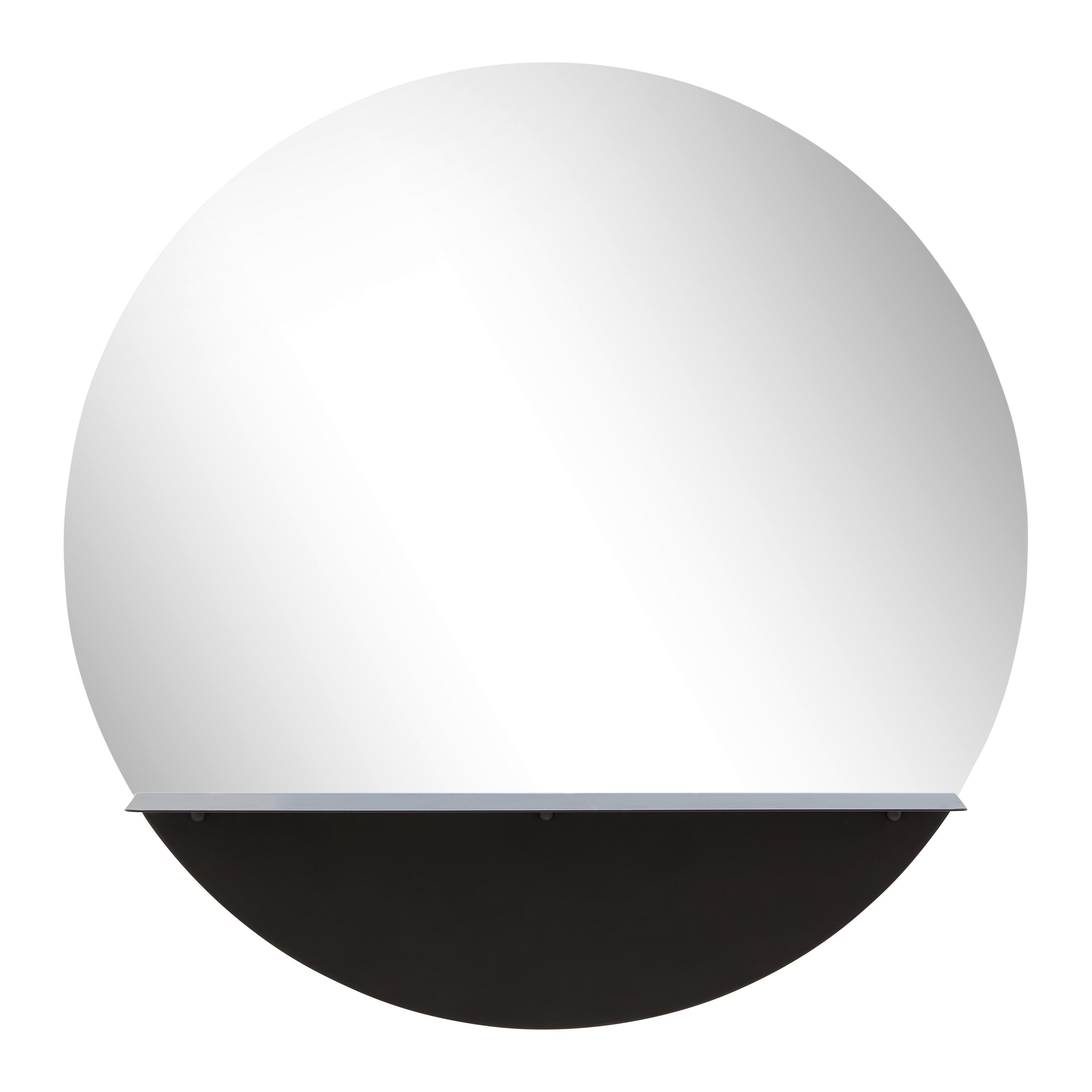 VÄGGSPEGEL MAREN -SB- - svart, Modern, metall/glas (50cm) - Mömax
