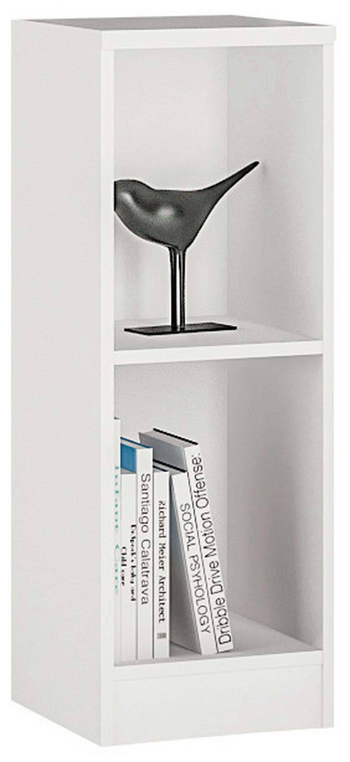 Polc Fehér 1 Polclappal 4-You - fehér, Modern, fa (30/85,5/35,2cm)