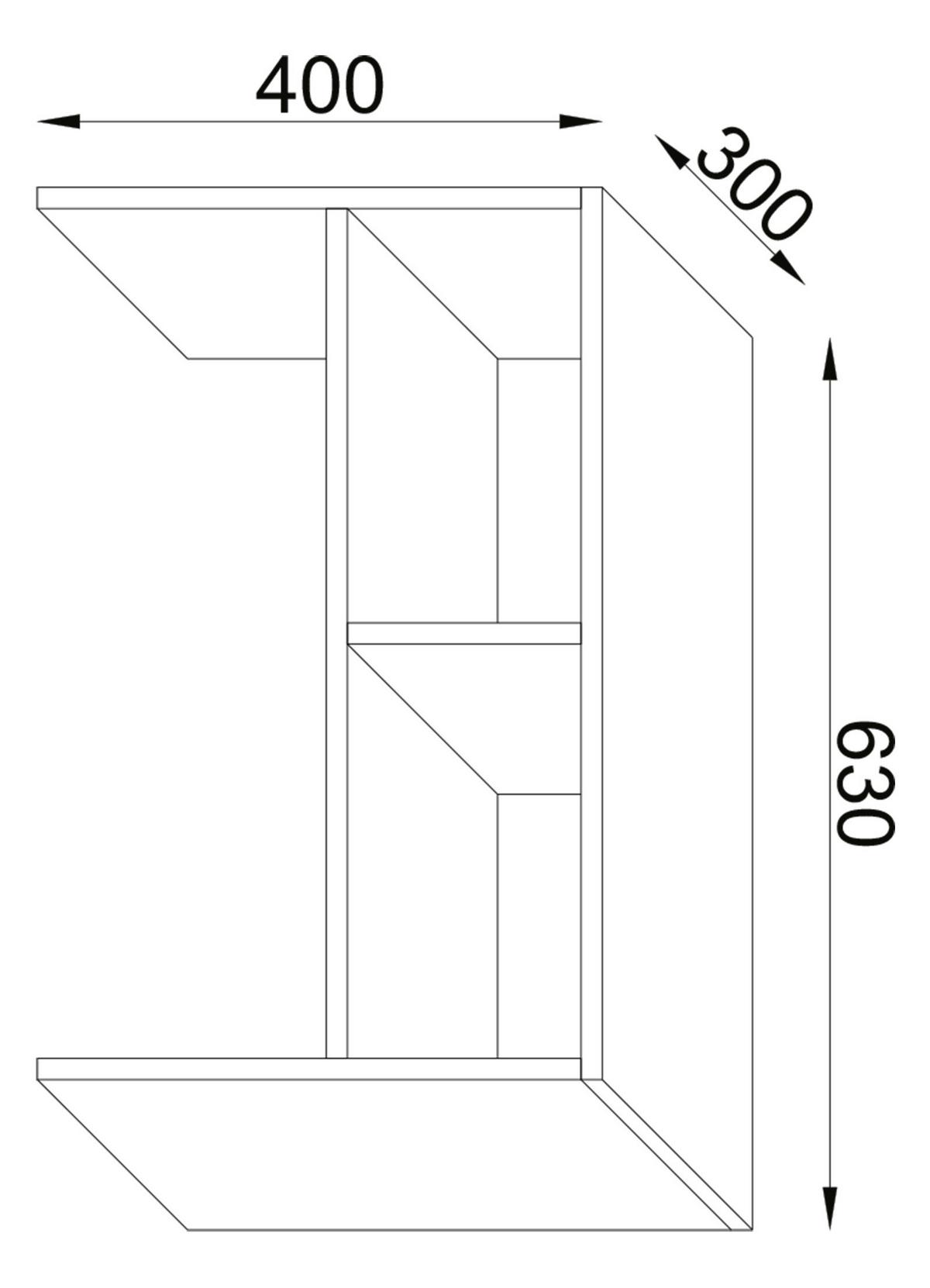 COUCHTISCH NACHTO - Anthrazit, Design, Holzwerkstoff (40/30/63cm) - MID.YOU