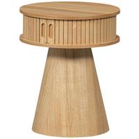 Nachttisch Karri Holz - Naturfarben, Design, Holz/Holzwerkstoff (38/38/46cm) - Livetastic