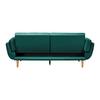 CANAPÉ-LIT CORA - vert/couleur naturelle, MODERN, textile/bois (214/92/81cm) - Bessagi Home