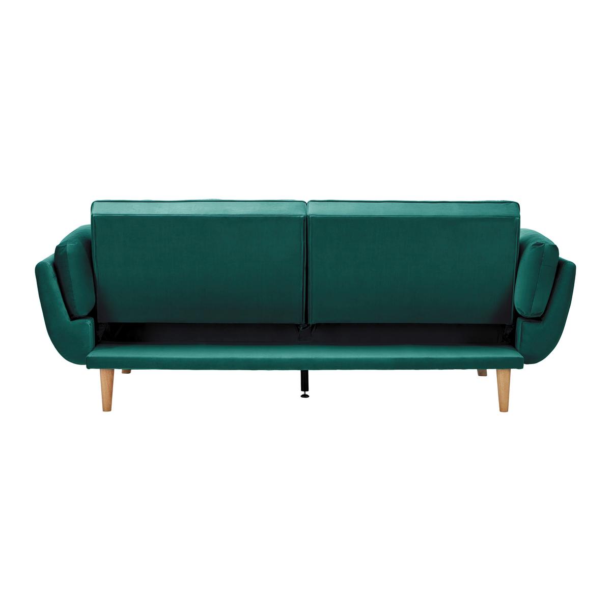 Trosjed Na Razvlačenje Cora - zelena/prirodne boje, Moderno, drvo/tekstil (214/92/81cm) - Bessagi Home