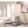 Tischleuchte Agnes, max. 40 Watt - Weiß, MODERN, Textil/Metall (25cm) - MÖMAX modern living