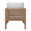 LOUNGEGRUPP EFFIE - ljusgrå, Modern, trä/textil (124/64,5/63,5cm) - Bessagi Garden