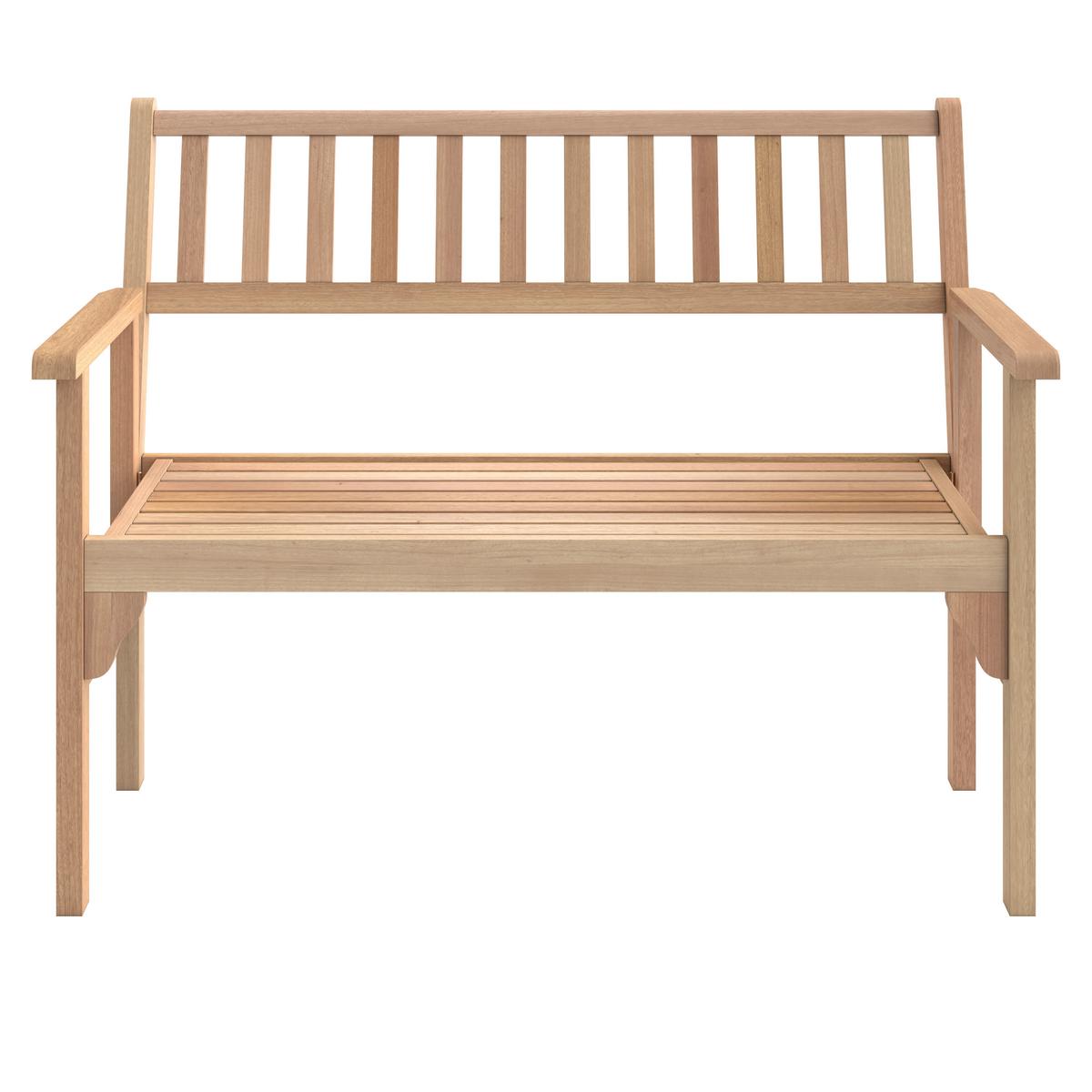 Gartenbank Hilda in Teakfarben - Teakfarben, Natur, Holz (120/89/55cm) - Mömax