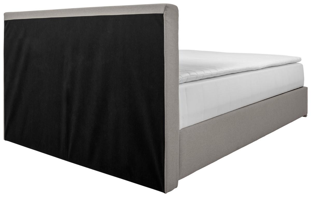 Tapecirani Krevet Cosi - boje kroma/taupe, Konvencionalno, tekstil/drvo (140/200cm)