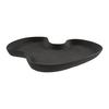 Dekoteller Lya Schwarz matt - Schwarz, Konventionell, Keramik (24/3/21.5cm) - Modern Living
