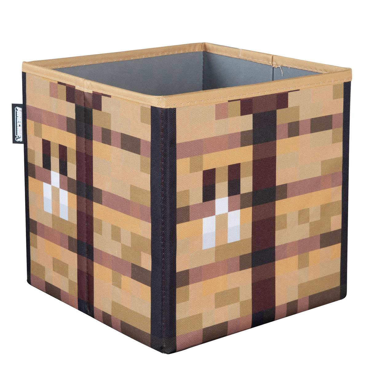 Zložljiv Zaboj Minecraft, 2 Kos - črna/zelena, Moderno, tekstil (27/27/27cm) - Minecraft