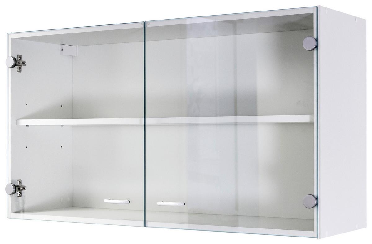 Küchenoberschrank Speed HGG Weiß - Weiß, MODERN, Holzwerkstoff/Kunststoff (100/54,8/32cm)