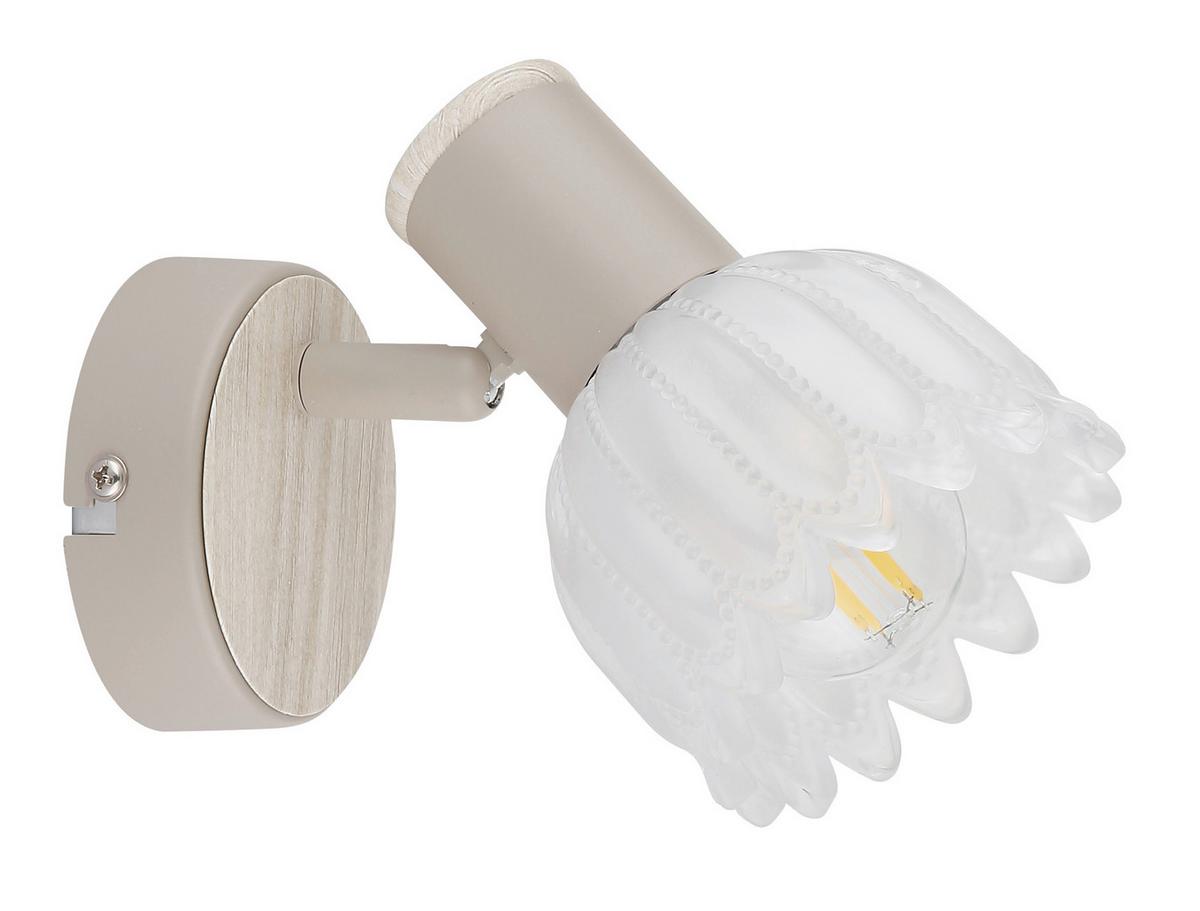 Reflektor Planta - boje pijeska, Konvencionalno, staklo/metal (9/12cm) - Globo