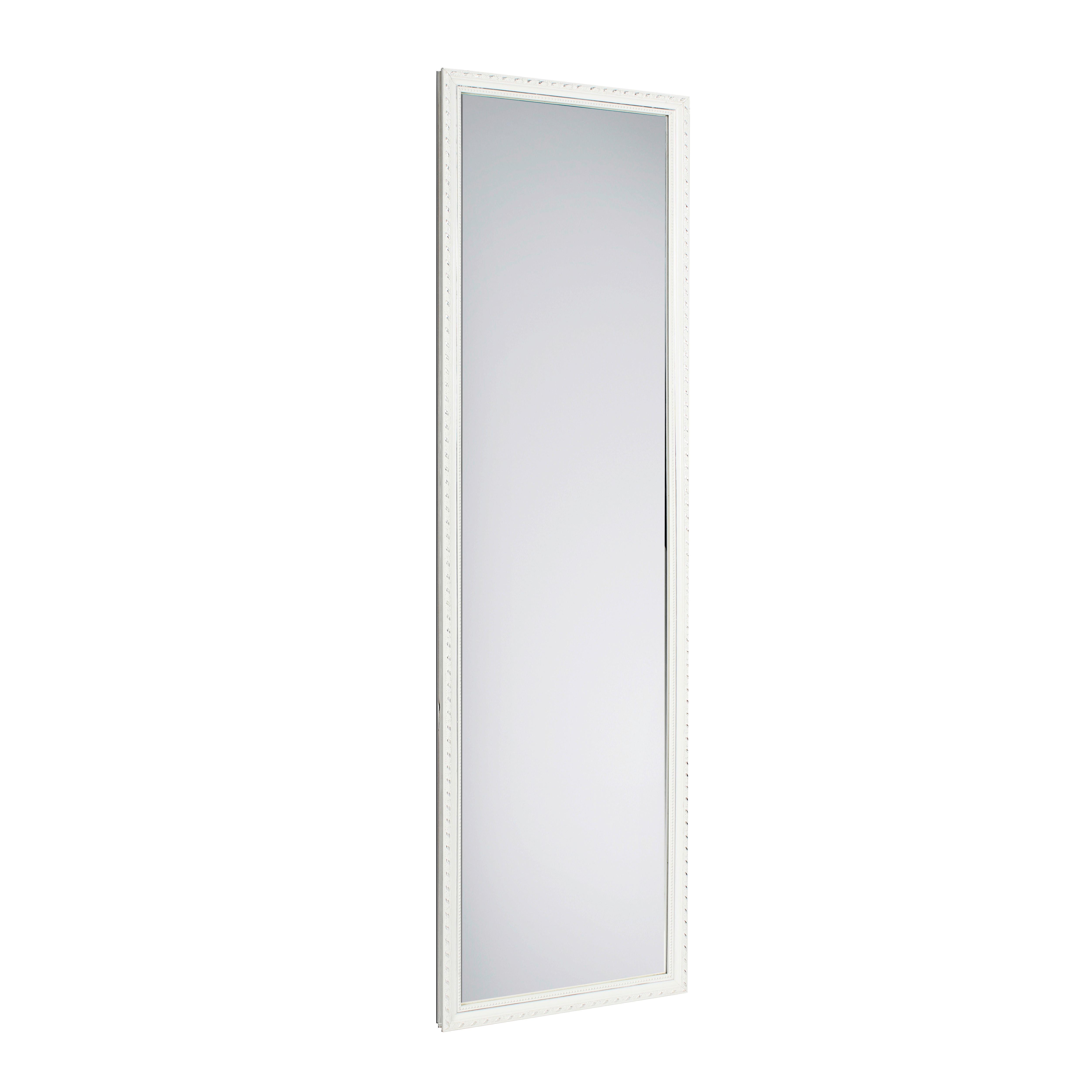 Spiegel Loreley in Weiß - Weiß, LIFESTYLE, Glas/Holz (35/125cm) - Mömax