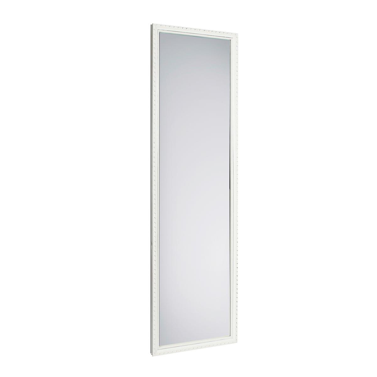 Spiegel Loreley in Weiß - Weiß, LIFESTYLE, Glas/Holz (35/125cm) - Mömax