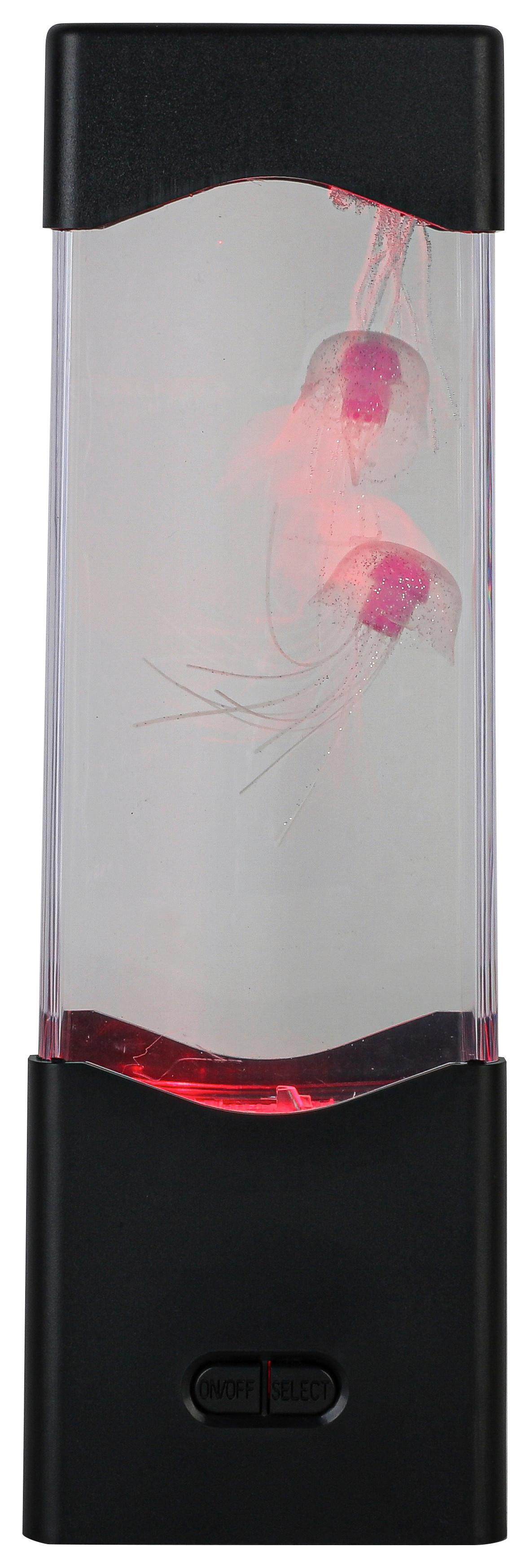 LED-DEKORATIONSLAMPA QUALI - svart/transparent, Modern, plast (7,5/23,3/7,5cm) - Mömax