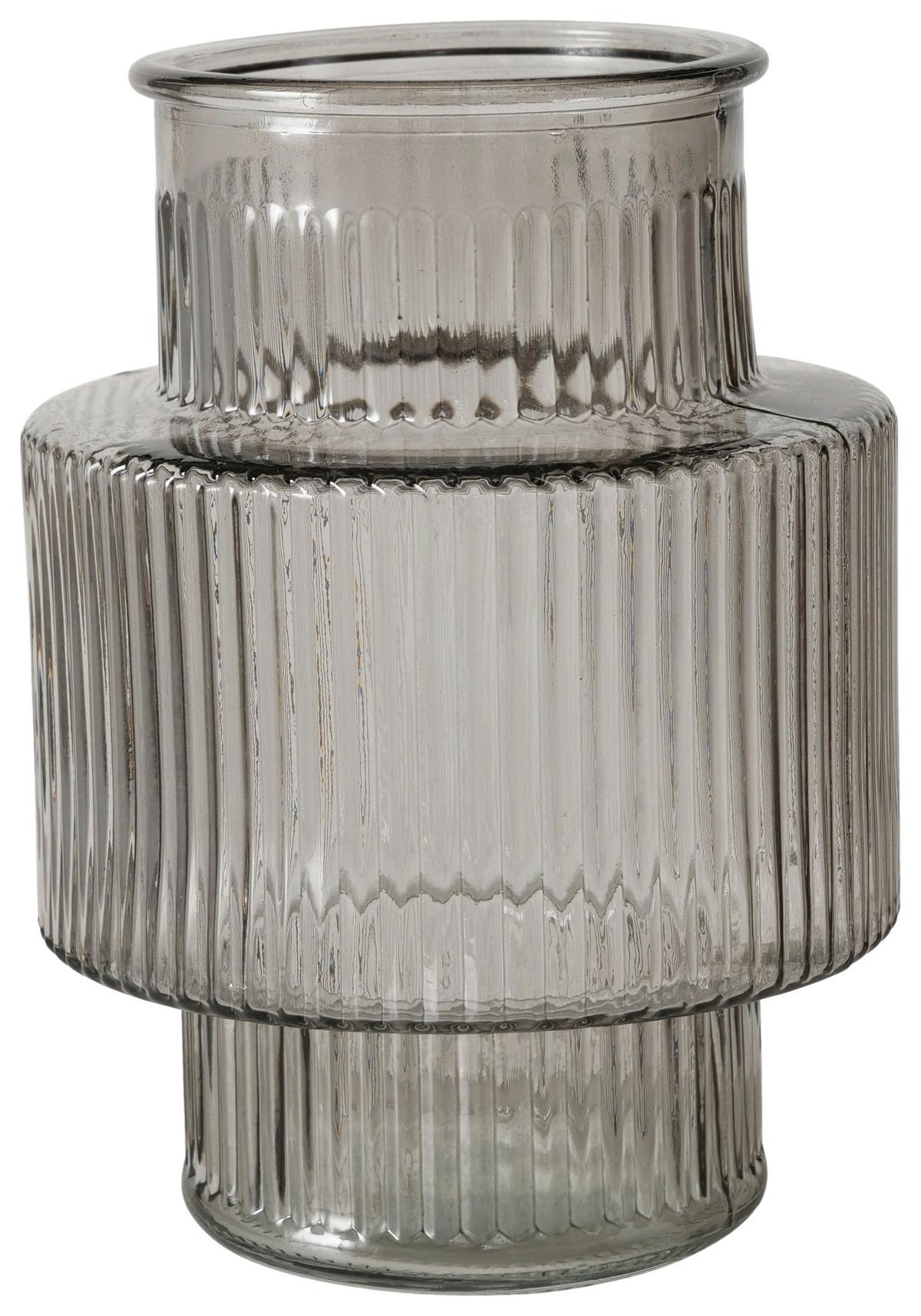 Váza Marilio - narancs/szürke, Konventionell, Üveg (12,9/17,6cm) - Mömax