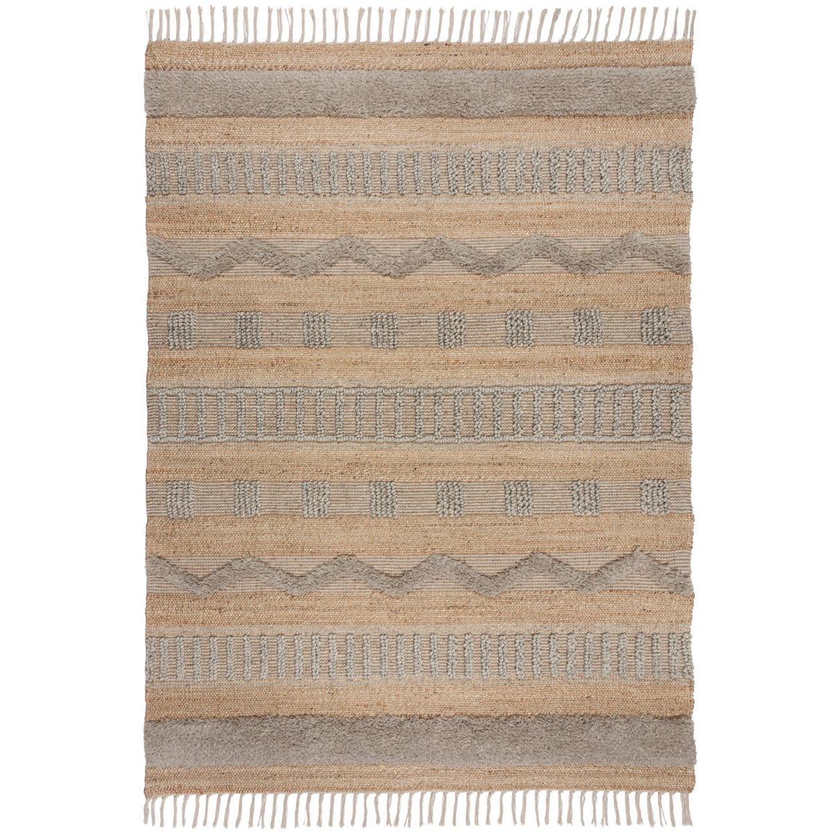 Handwebteppich Medina Naturfarben ca. 120x170cm - Naturfarben, KONVENTIONELL, Textil (120/170cm) - Xora