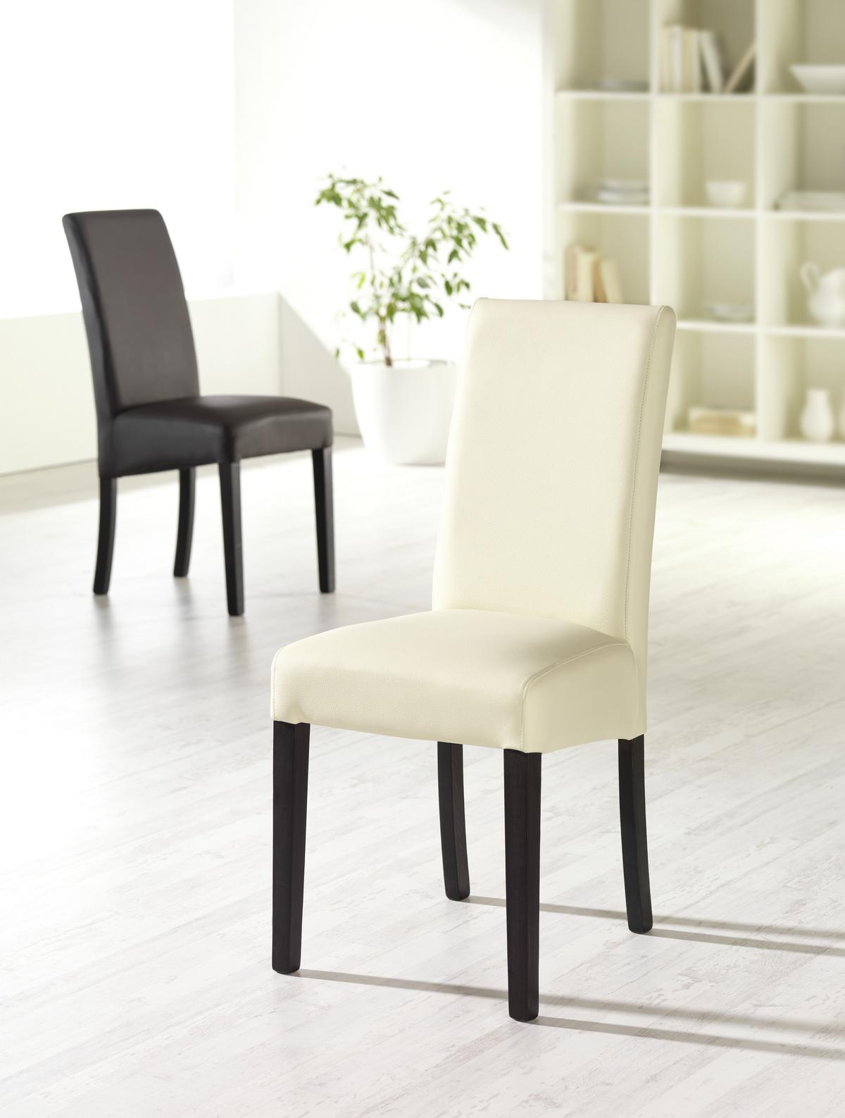 KRZESŁO PROMO - wenge/brązowy, Konventionell, drewno/tkanina (42/95/57cm) - Carryhome