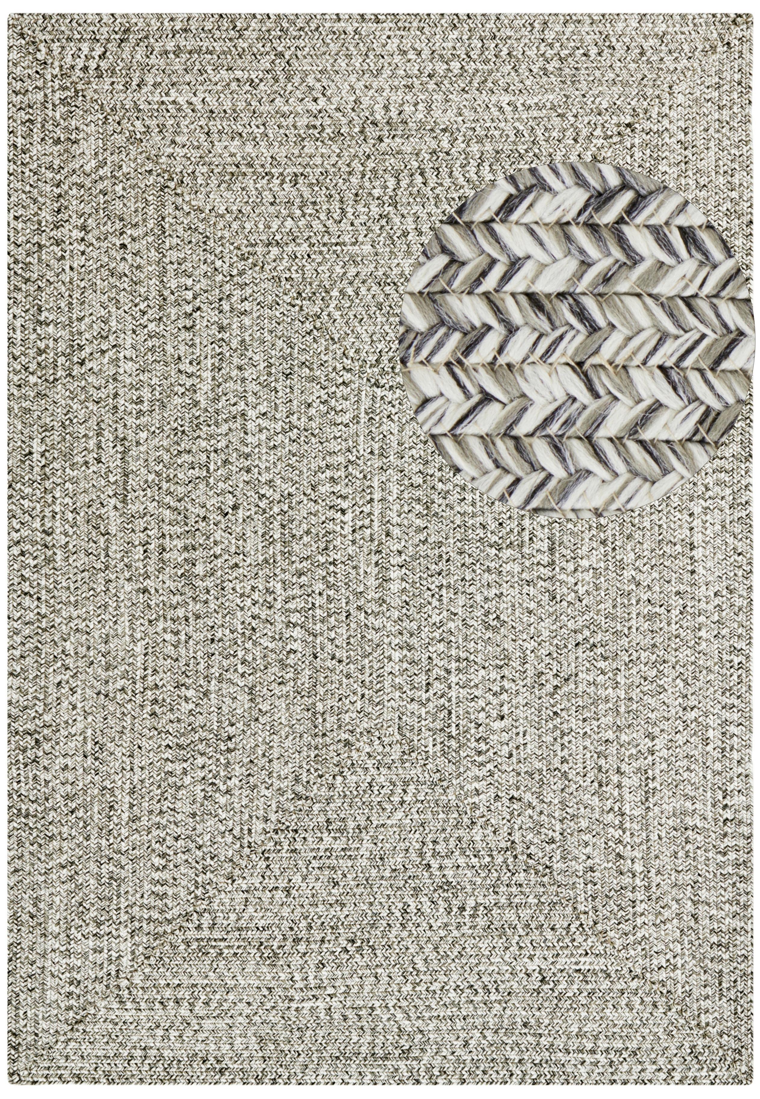 Outdoorteppich Trenzado Greige ca. 160x230cm - Greige/Multicolor, Design, Kunststoff (160/230cm)