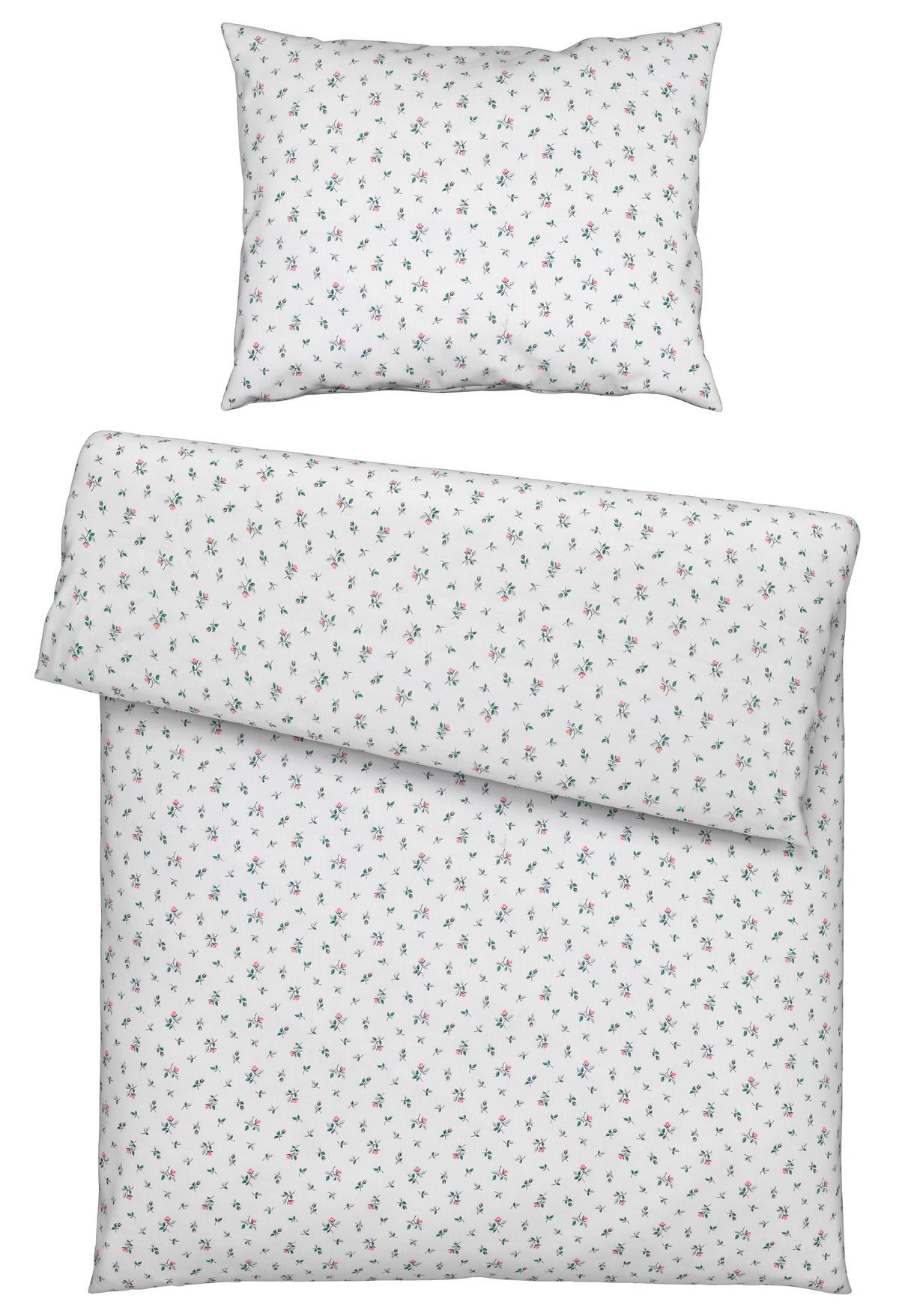 Lenjerie de pat Rose, cca. 140x200/50x70 cm - Romantik / Landhaus, textil (140/200cm) - Modern Living