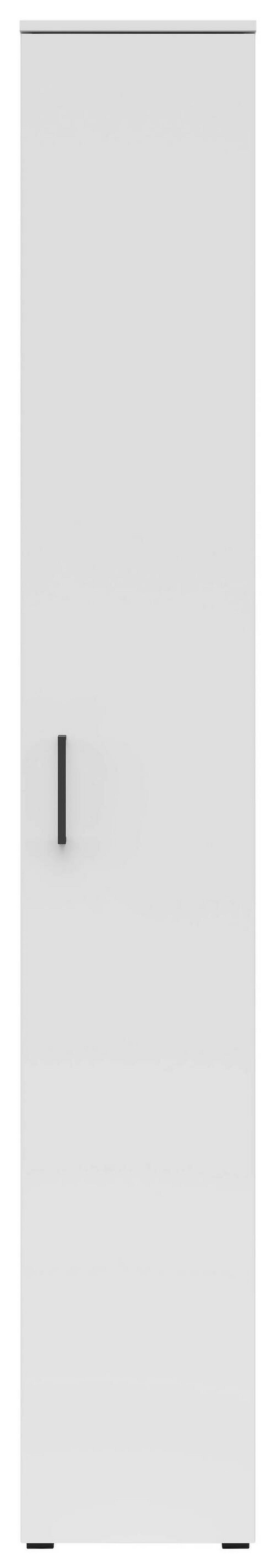 Szekrény Multistauraum - fekete/fehér, Modern, műanyag/faalapú anyag (30/195/40cm) - Carryhome