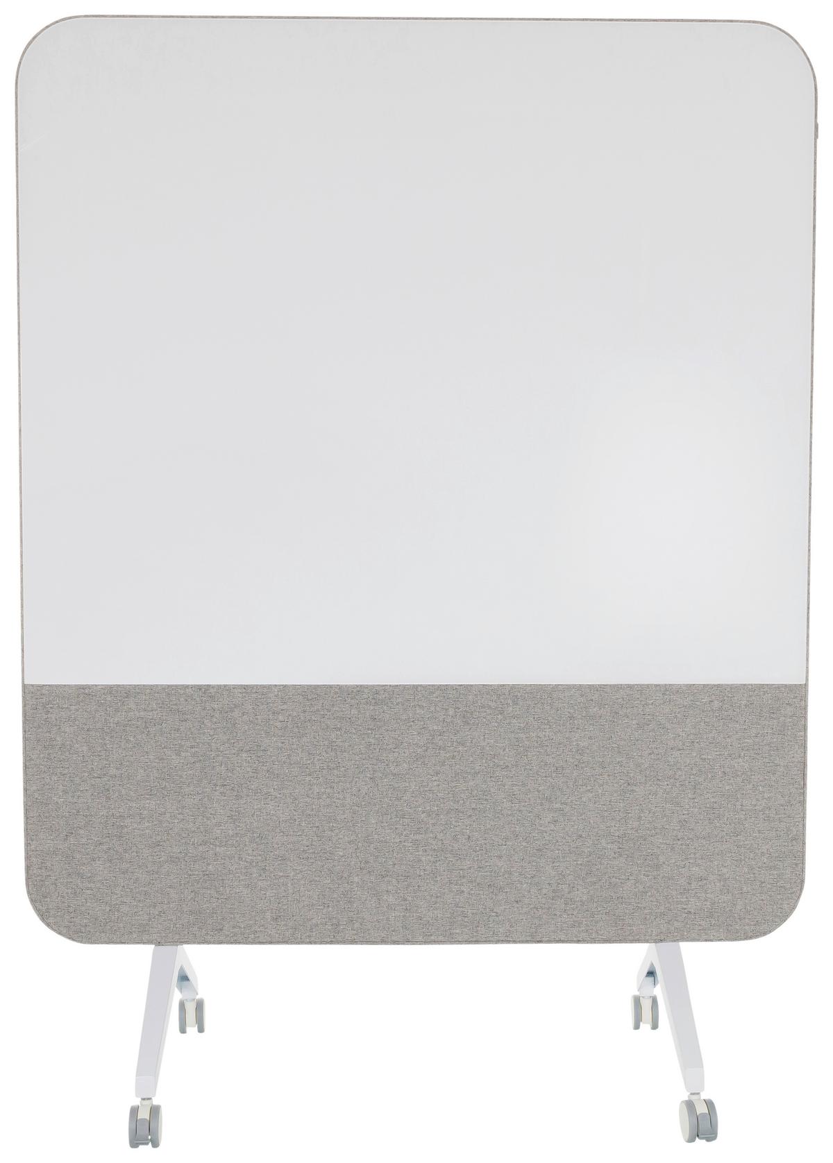 Pregradna Stena Vision Board, Siva - siva, Basics, umetna masa/steklo (120/164/60cm) - MID.YOU