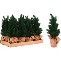 Dekor Műfenyő Tree - műanyag/természetes anyagok (20/45cm)