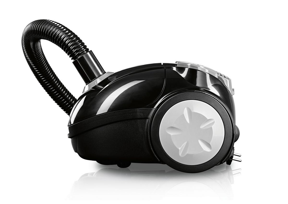 Bodenstaubsauger Cleanmaxx Schwarz max. 800 Watt - Schwarz, Basics, Kunststoff (33/25/20cm)