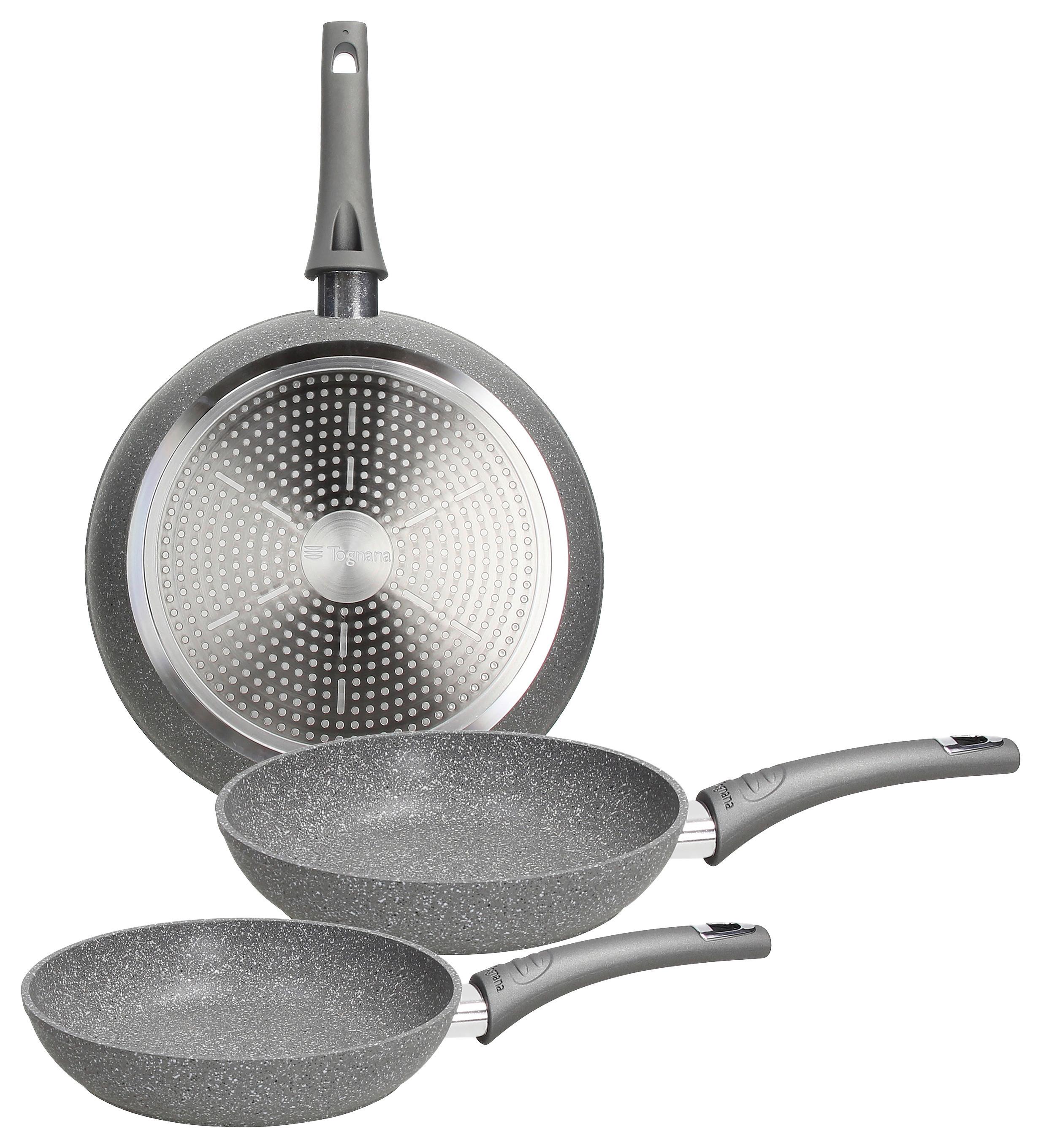 Pfannenset Pure, 3-teilig - Grau, KONVENTIONELL, Metall (50/31/16cm) - Tognana