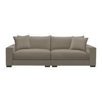 Megasofa Pedro Taupe - Taupe, MODERN, Holz/Holzwerkstoff (261/83/124cm) - Mömax