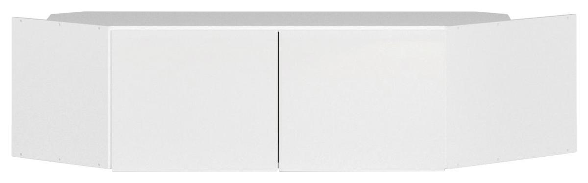 Nastavak Ormara Max - bijela/bijela visoki sjaj, Konvencionalno, drvni materijal (117/39/104cm) - Modern Living