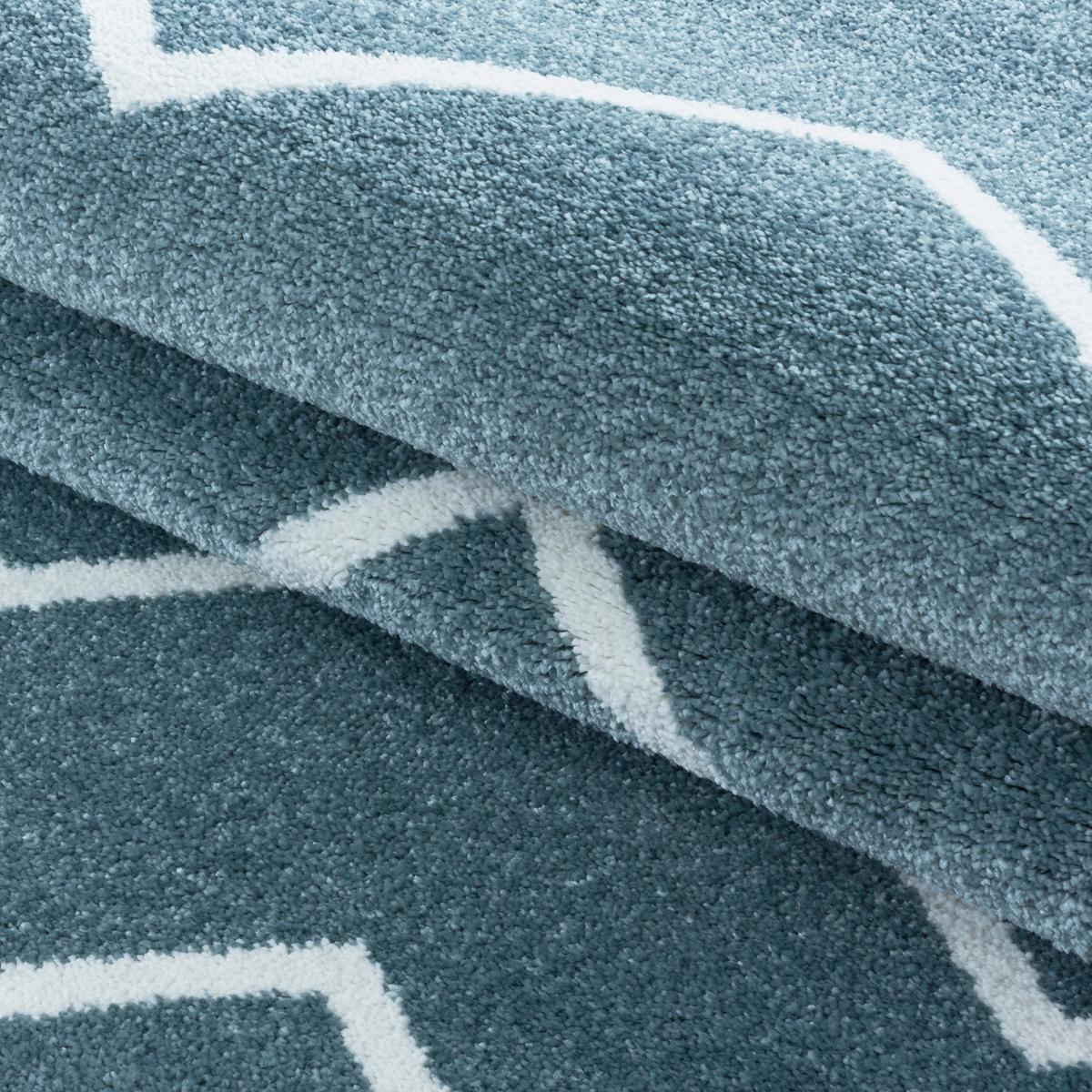 Hochflorteppich Rio Blau ca. 200x290cm - Blau, Basics, Textil (200/290cm)