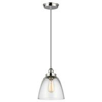 Viseća Svjetiljka Baskin Fe-Baskin-P-B-Pn - boje nikla, Natur, staklo/metal (22.8/31.3cm) - Elstead Lighting