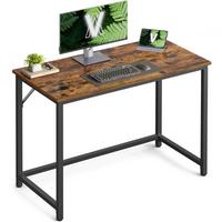 Computertisch Schwarz/Dunkelbraun - Dunkelbraun/Schwarz, Trend, Holzwerkstoff/Metall (100/50/75,5cm) - MID.YOU